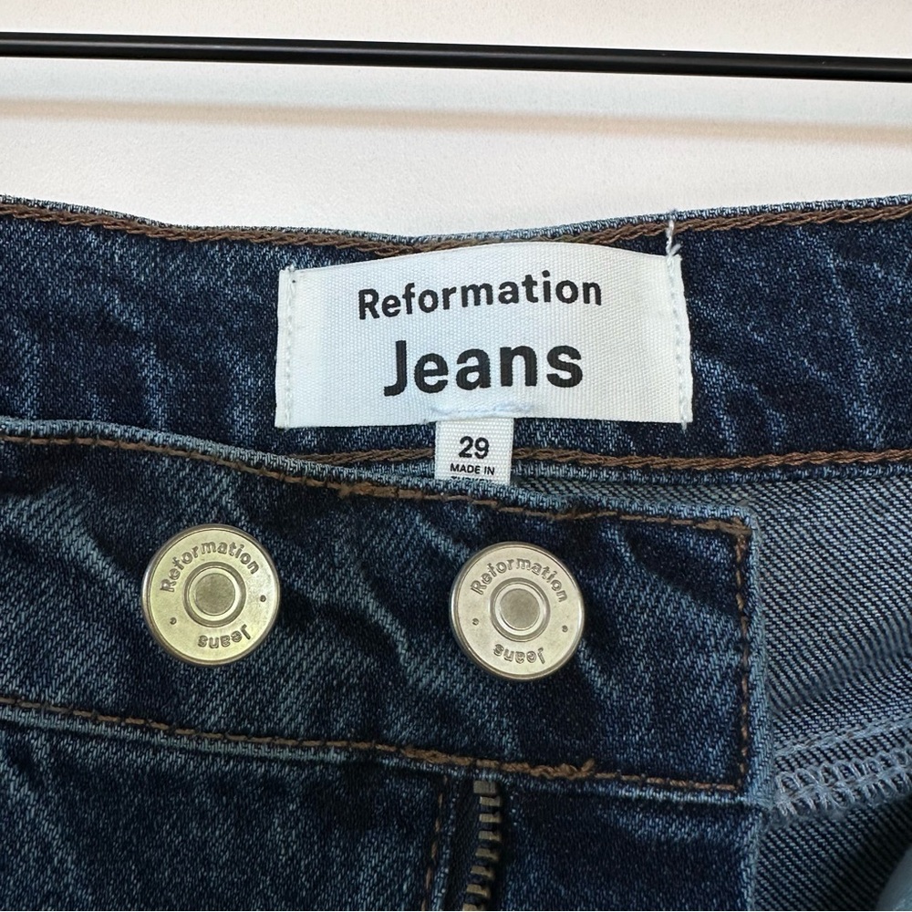 REFORMATION Donna High Rise Bootcut Jeans - Picture 8 of 14